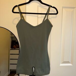 We Wore What Onesies Olive Green Sleeveless